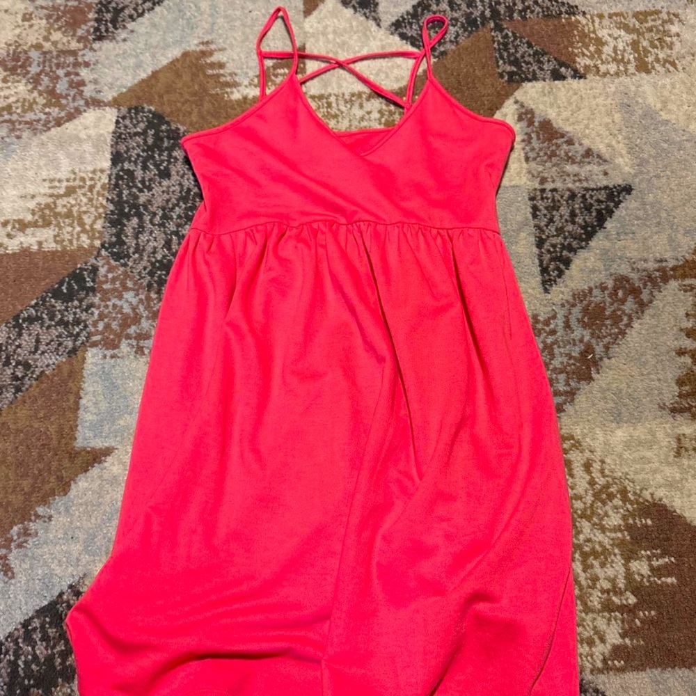 Target Coral Strappy Dress